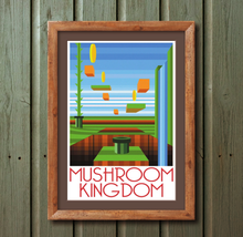 Mushroom Kingdom 13"x19" Poster