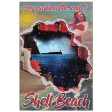 Shell Beach 13"x19" Poster