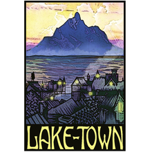 Lake-Town 13"x19" Poster